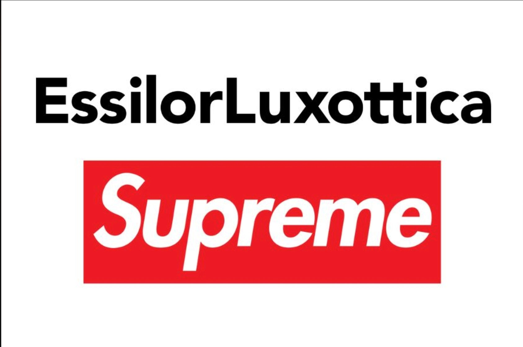 Luxottica e Essilor ha acquistato il marchio Supreme per 1,5 miliardi di dollari