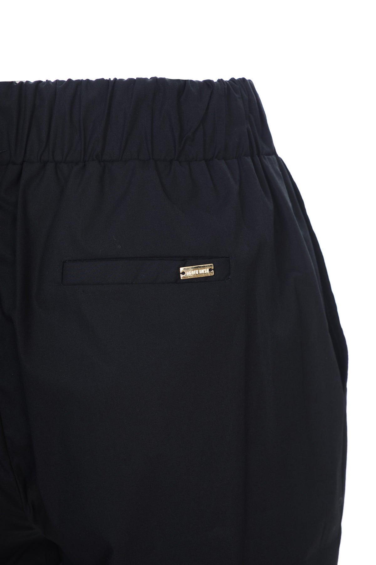 WHITE WISE Pantaloni Donna Cotone Primavera/Estate
