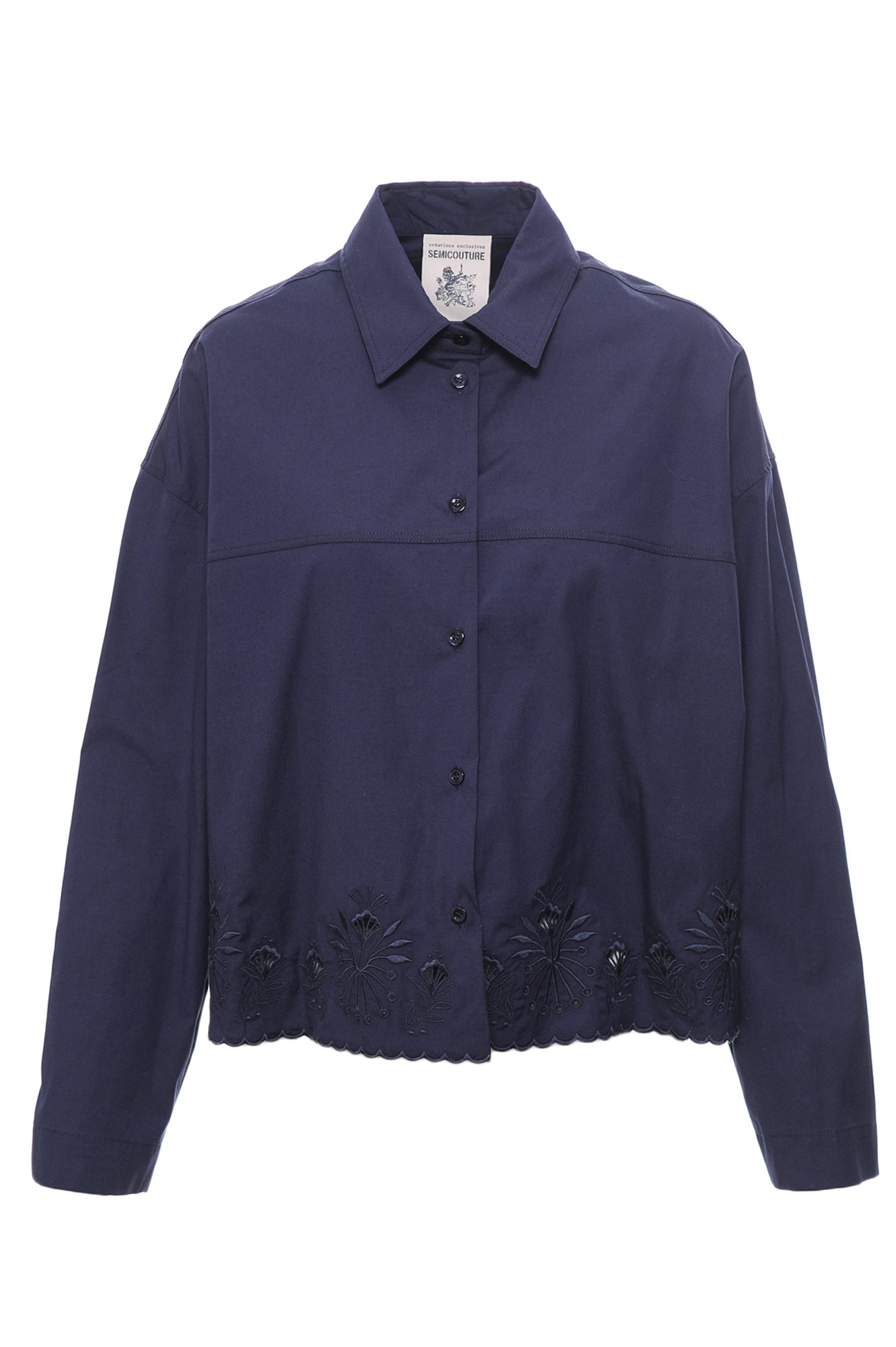 SEMICOUTURE Camicie Primavera/Estate Cotone