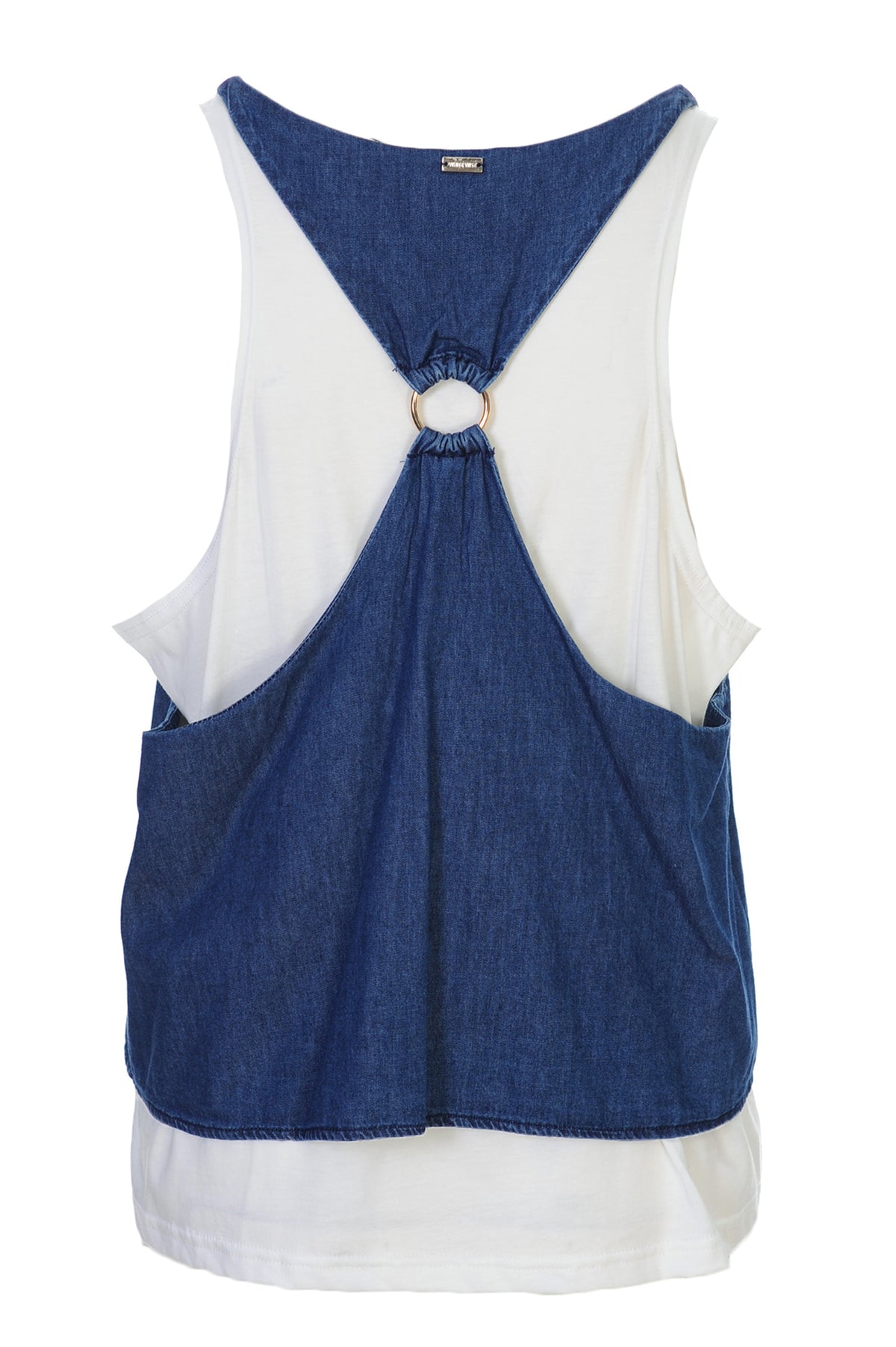 WHITE WISE Vestiti Donna Cotone Primavera/Estate
