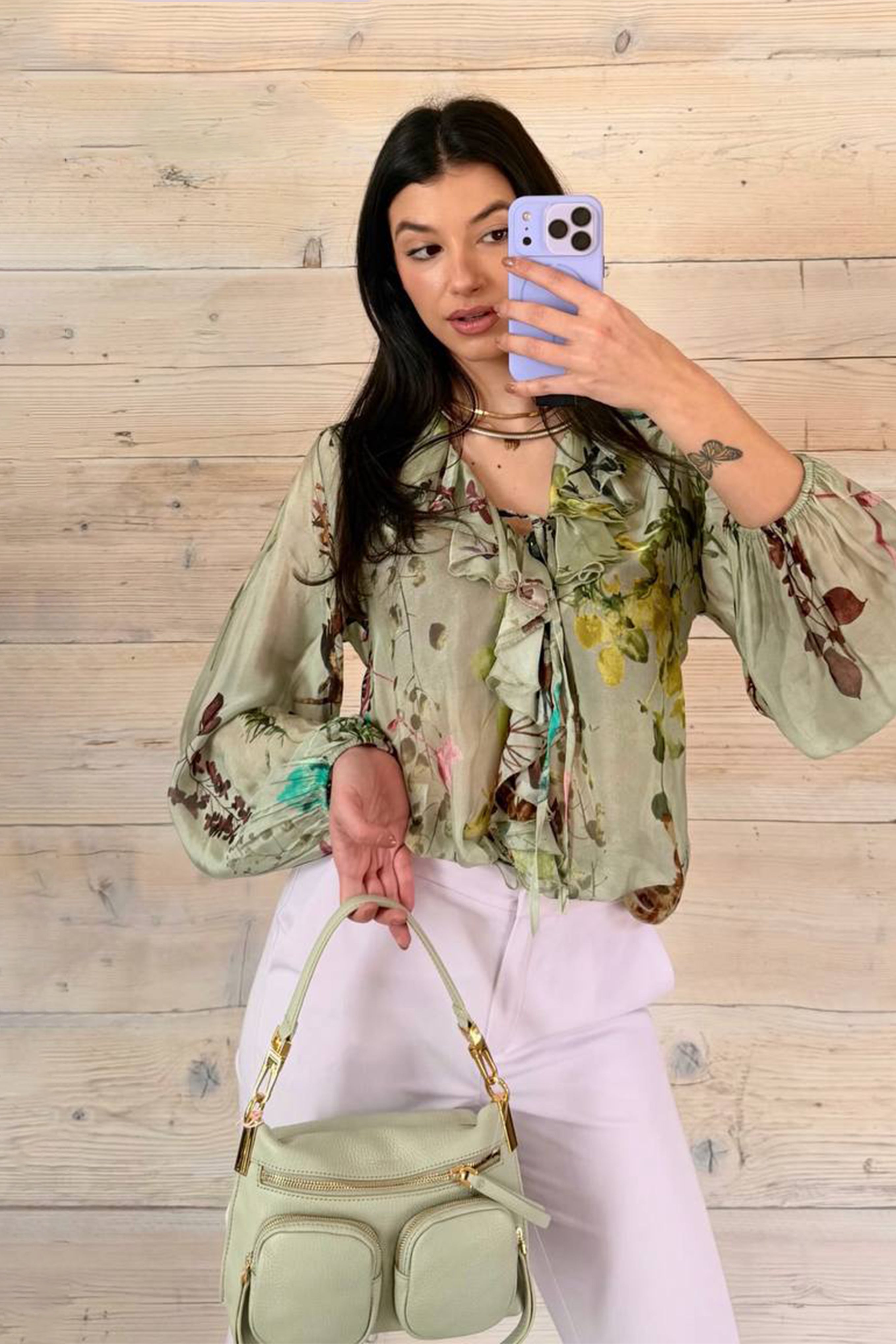 dixie Bluse Primavera/Estate Viscosa