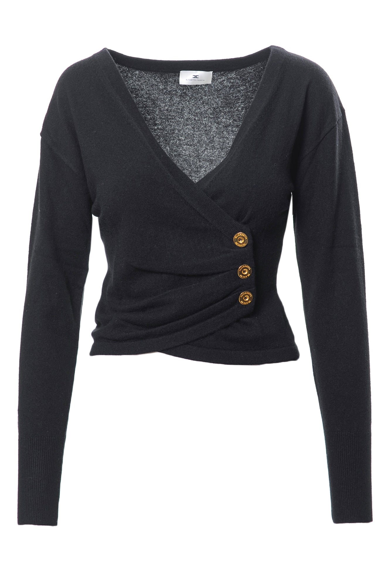 ELISABETTA FRANCHI Cardigan Autunno/Inverno Lana Vergine