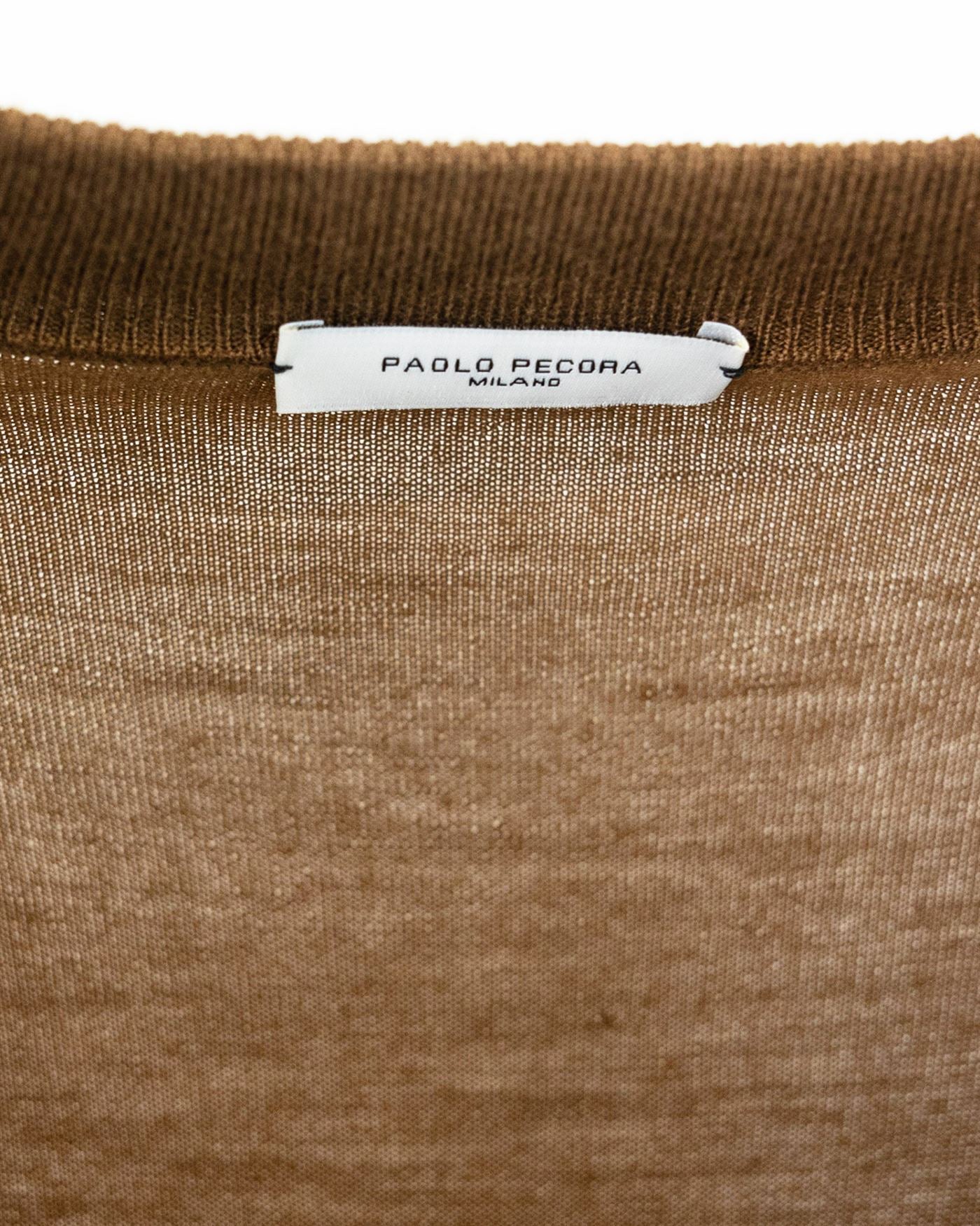 PAOLO PECORA Cardigan Autunno/Inverno Lana Vergine