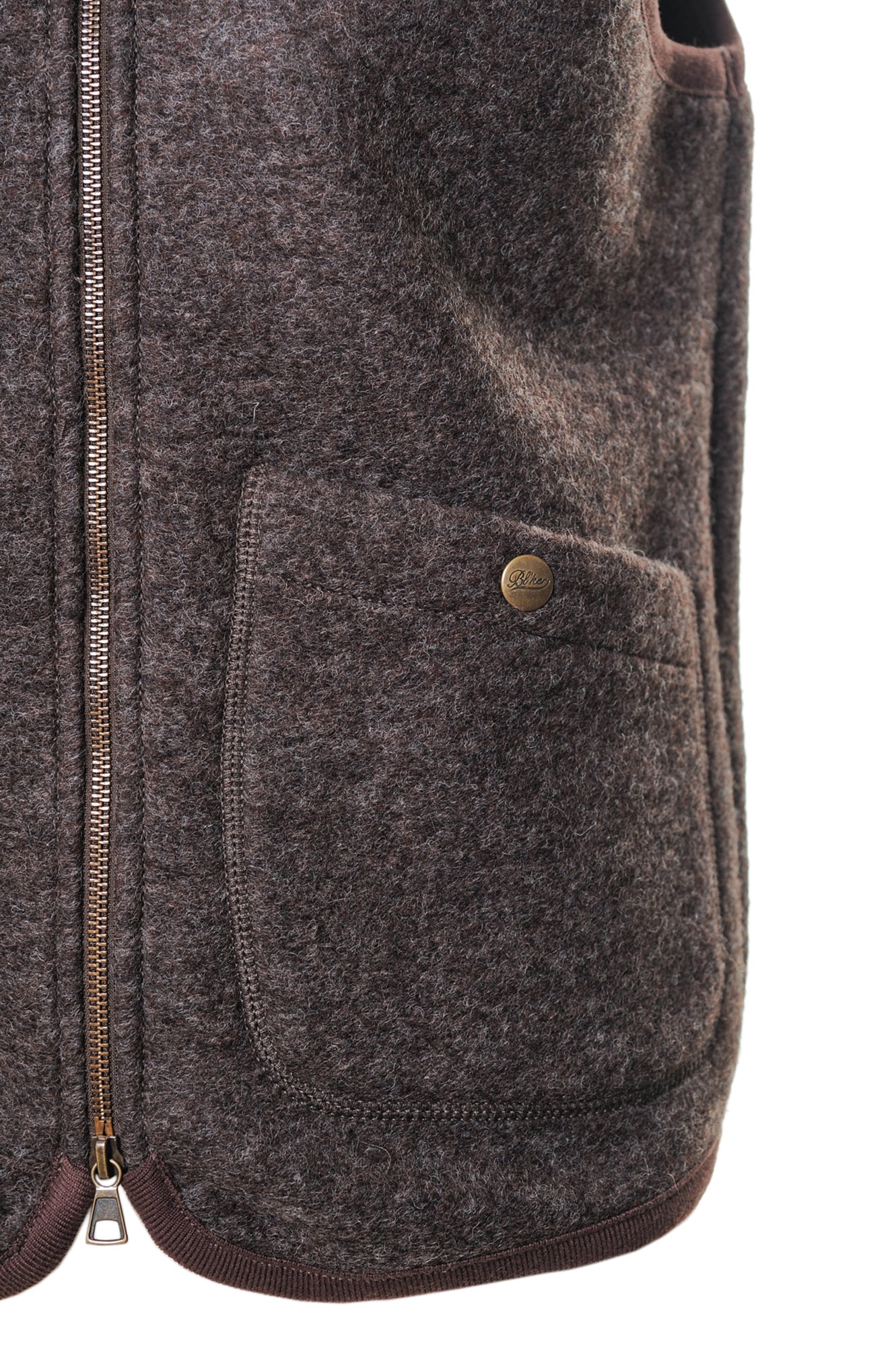 Bl'ker Gilet Autunno/Inverno Lana