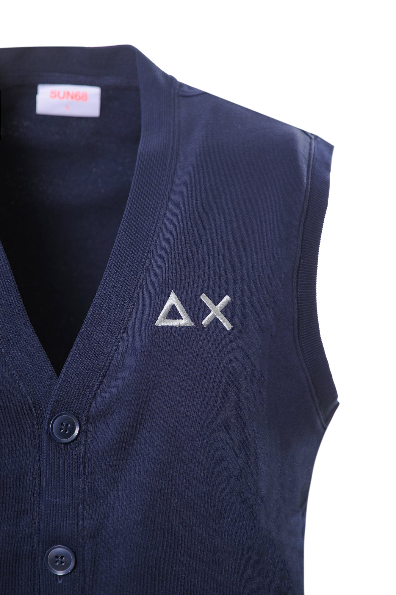 SUN 68 Gilet Autunno/Inverno Cotone