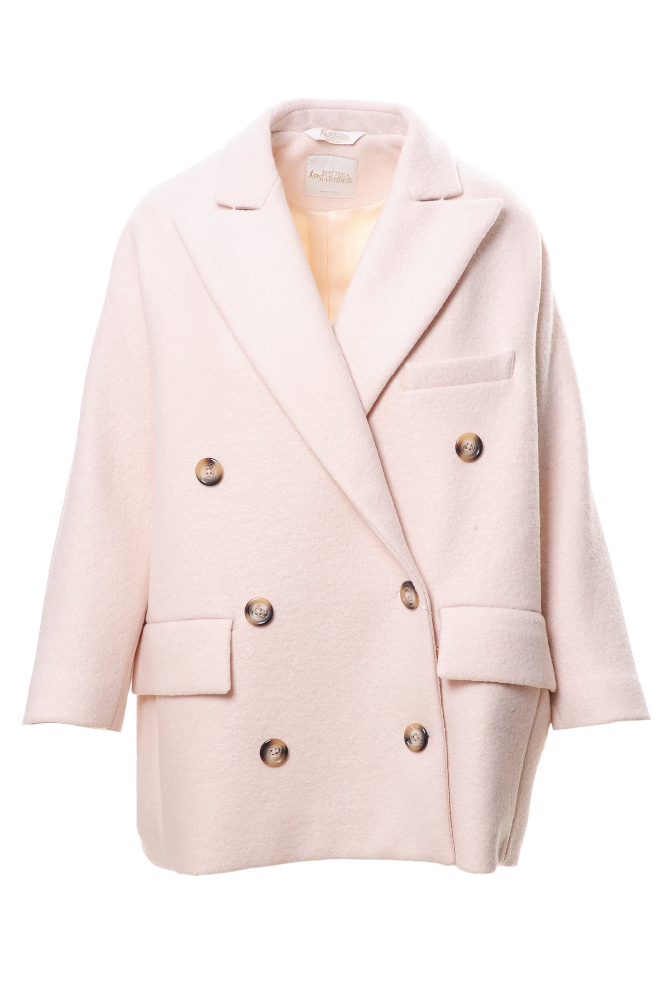 Bottega Martinese Cappotti Autunno/Inverno Lana Vergine